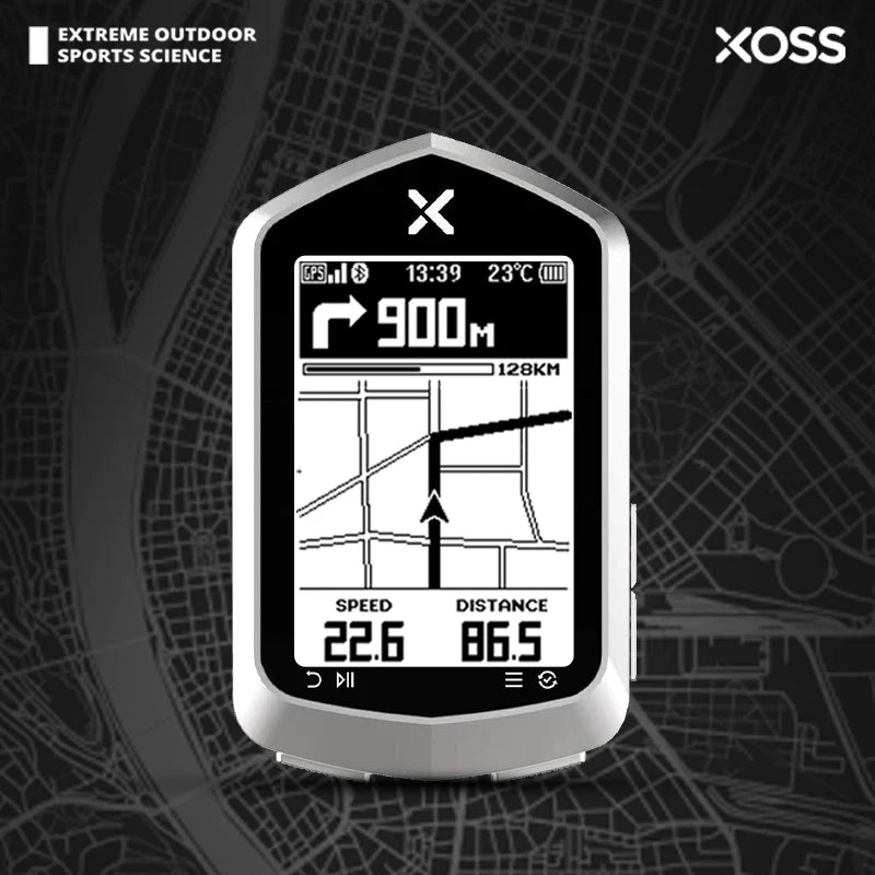XOSS NAV - pantalla de navegación