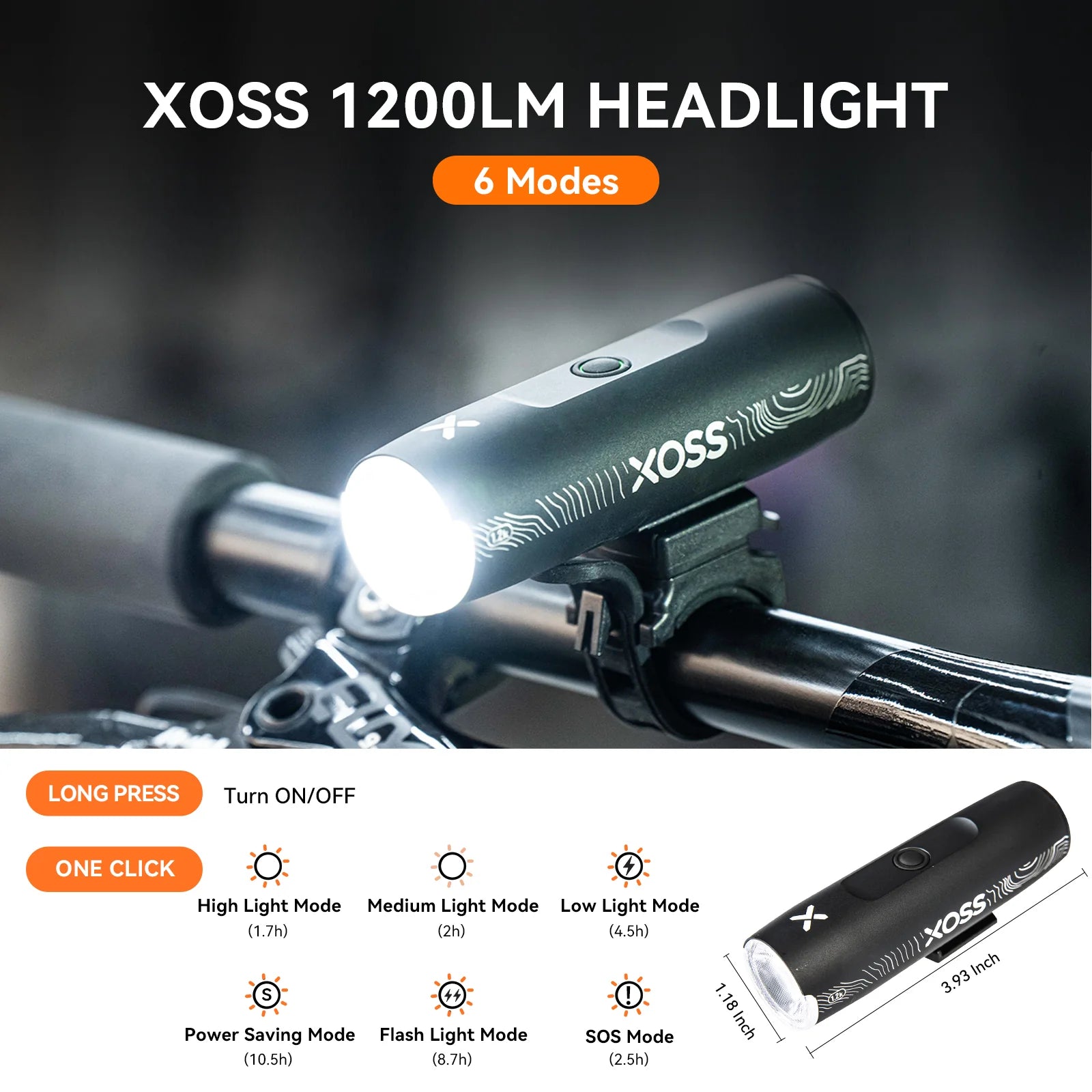 Luz delantera XL1200