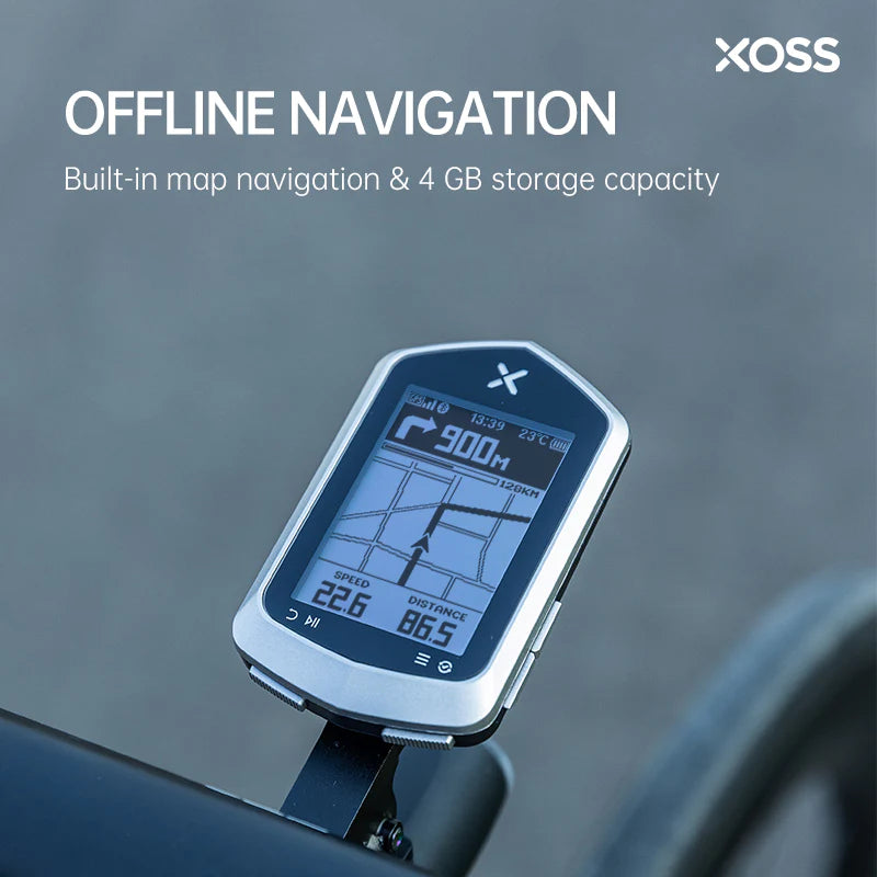 XOSS NAV - pantalla táctil