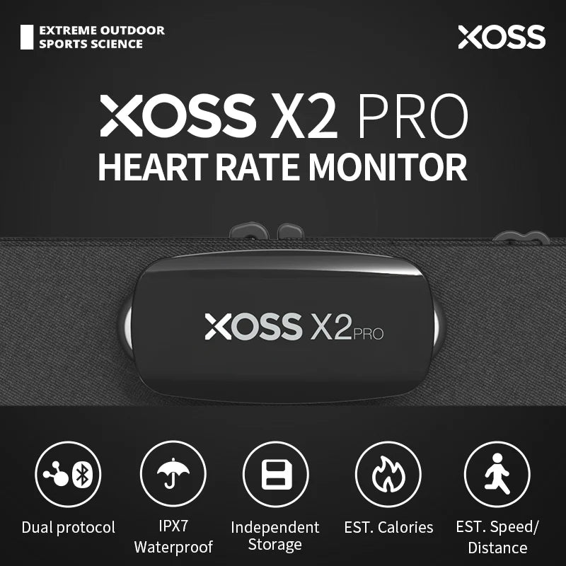 X2 Pro sensor de frecuencia cardíaca recargable
