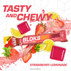 CLIF BLOKS Sour Strawberry Lemonade con cafeína - contenido