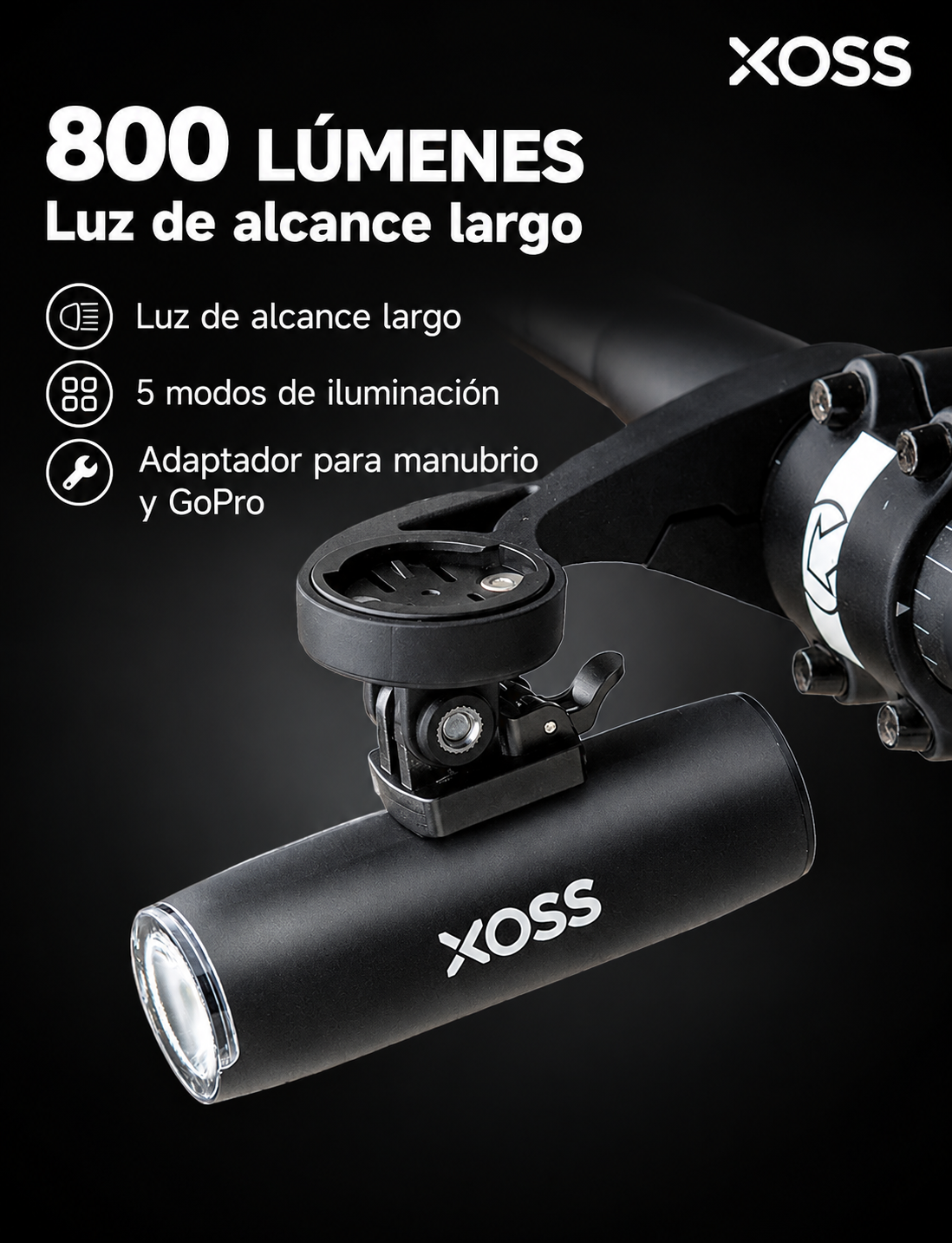 Luz delantera XL800