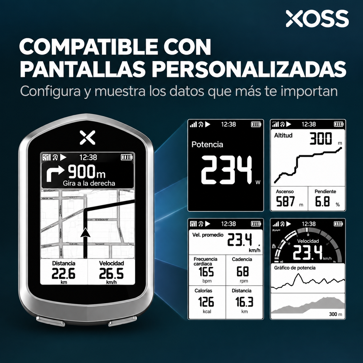 XOSS NAV — Ciclocomputador GPS