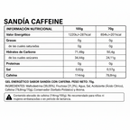 Scientiffic Gel Plus Max 50 Sandía - información nutricional