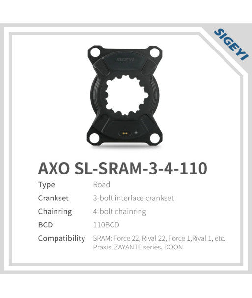 AXO Medidor de potencia Sram Ruta