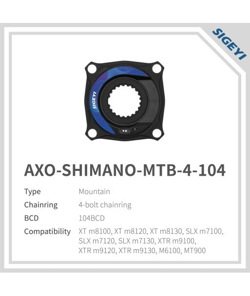 AXO Medidor de potencia Shimano MTB