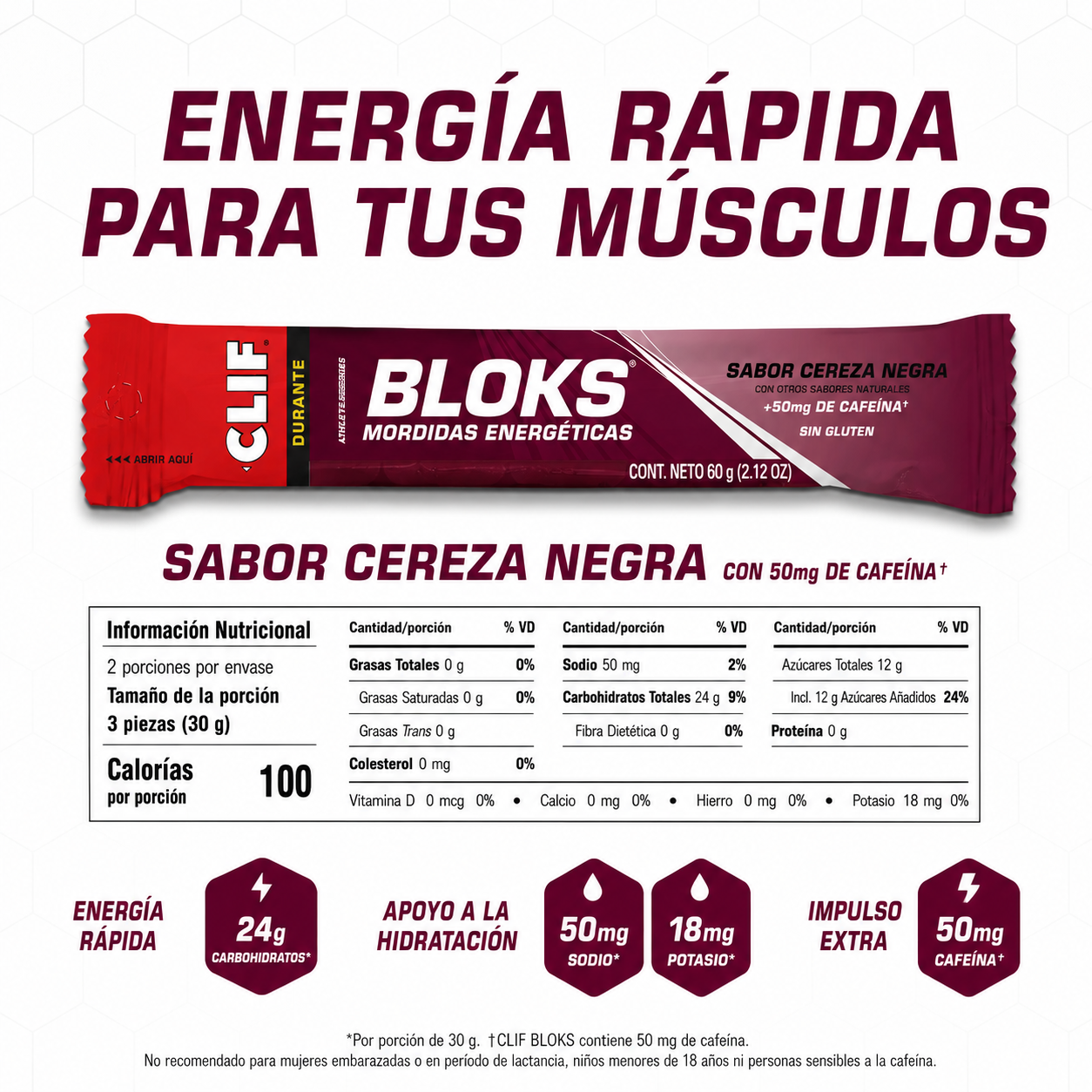 CLIF BLOKS – Black Cherry