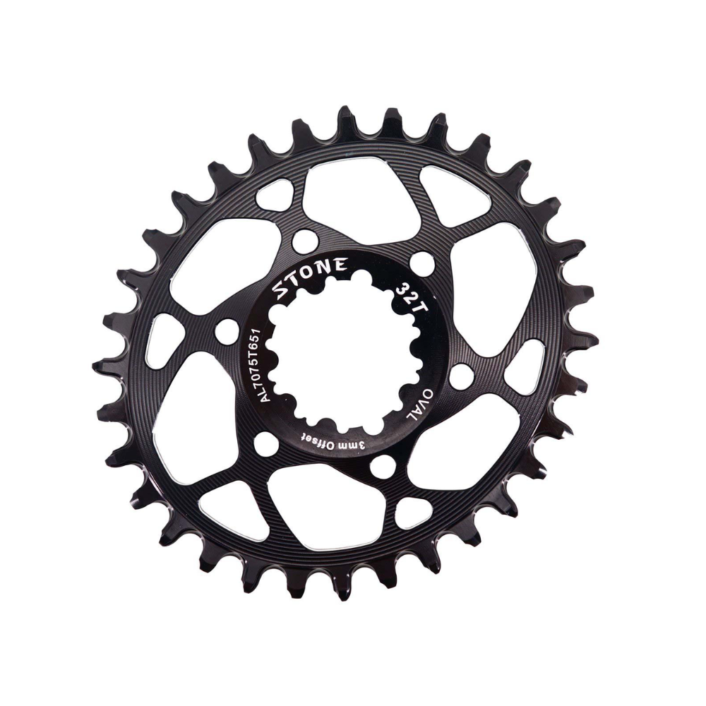 Plato Stone ovalado para SRAM Boost 3 tornillos MTB