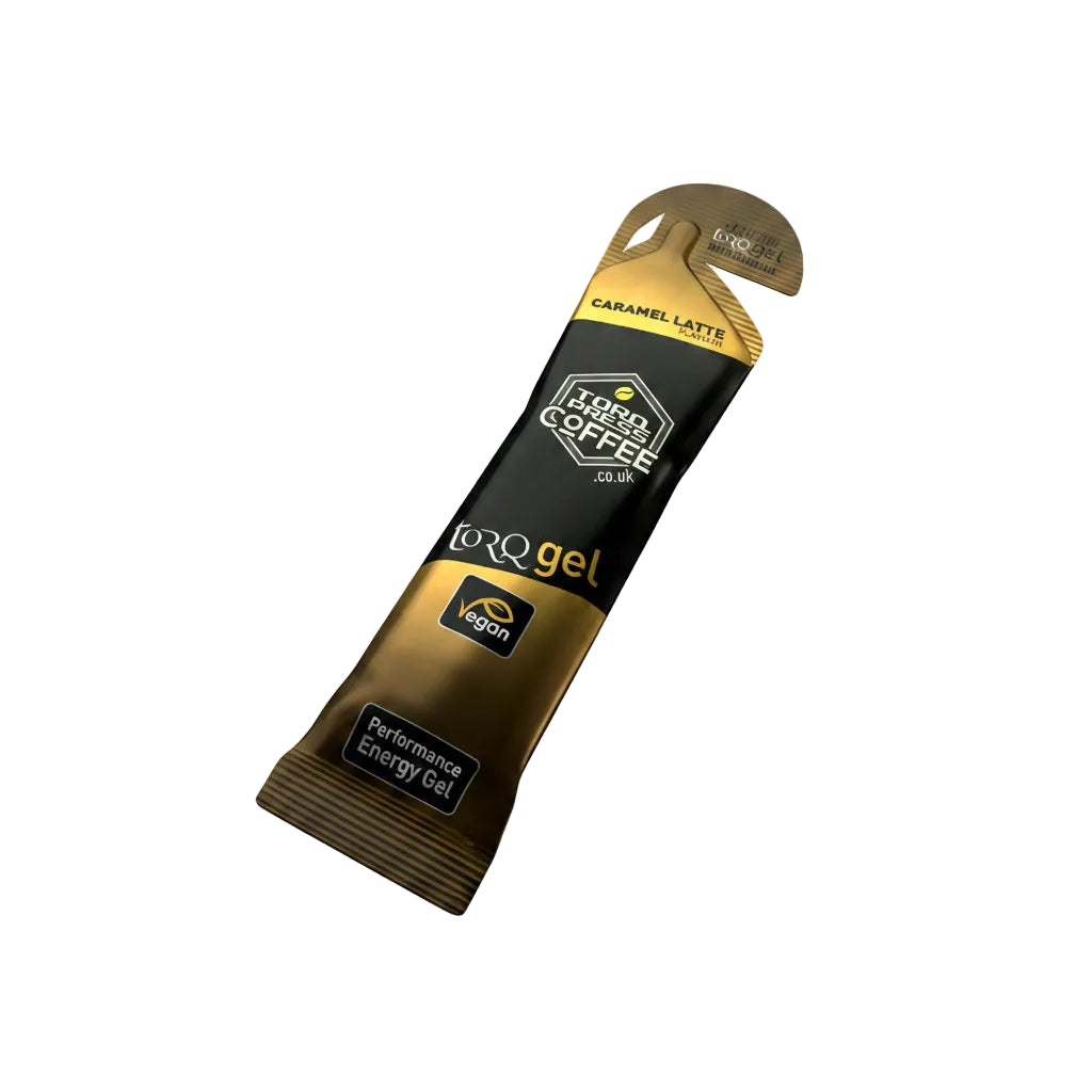 TORQ Energy Gel Caramel Latte ciclismo resistencia