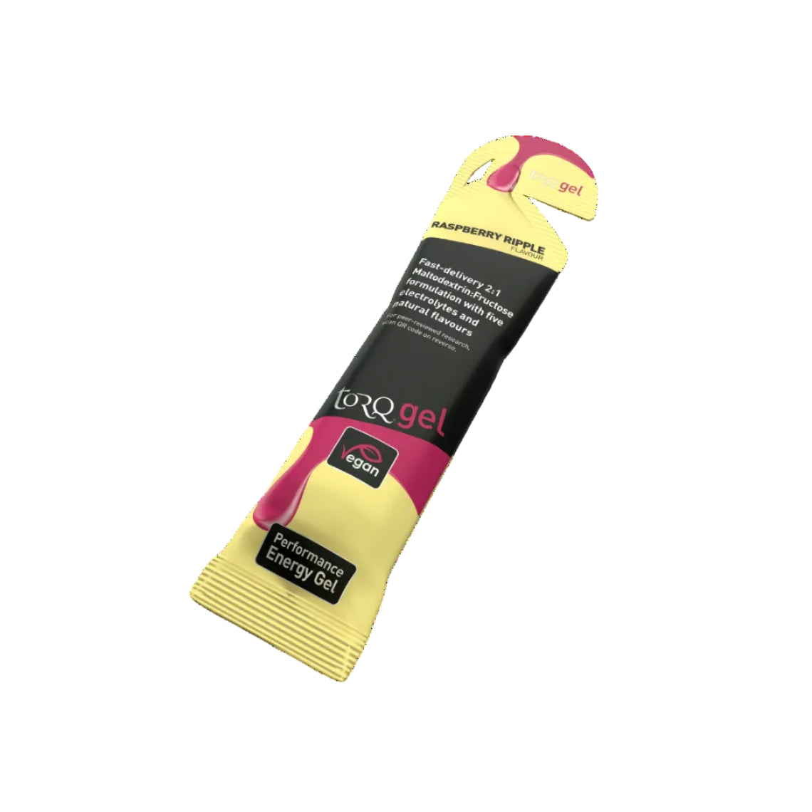 TORQ Energy Gel Raspberry Ripple energía ciclismo
